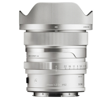 Sigma 20mm f/2 DG Contemporary for Leica L Mount Full Frame Silver
