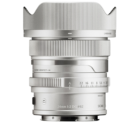 Sigma 24mm f/2 DG Contemporary for Leica L Mount Full Frame Silver