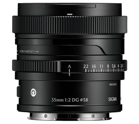 Sigma 35mm f/2 DG Contemporary for Leica L Mount Full Frame Black