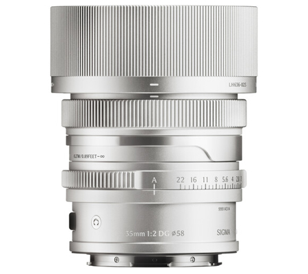 Sigma 35mm f/2 DG Contemporary for Leica L Mount Full Frame Silver