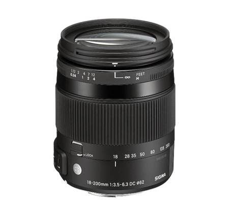 Sigma 18-200mm f/3.5-6.3 DC Macro OS HSM Contemporary for Canon EF Mount Full Frame.