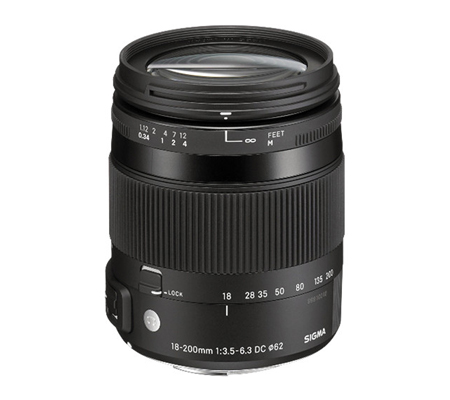 Sigma 18-200mm f/3.5-6.3 DC Macro OS HSM Contemporary for Canon EF Mount Full Frame.