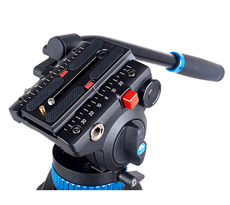 SIRUI SH15 Aluminum Video Tripod with Fluid Head