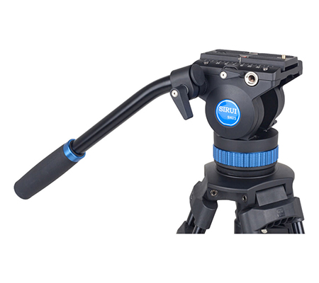 SIRUI SH15 Aluminum Video Tripod with Fluid Head