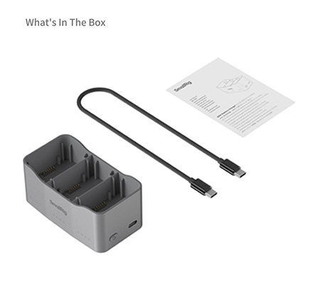 SmallRig 65W Drone Battery Charger for DJI Mini 5 / 4 / 3 Pro 6501