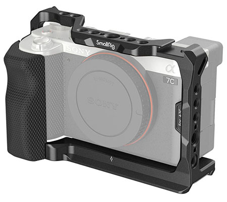 SmallRig Camera Cage with Silicone Side Handle for Sony A7C 3212B