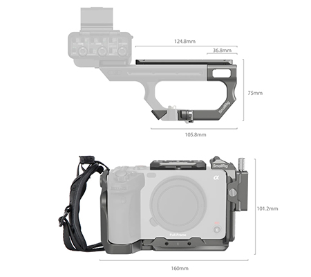 SmallRig HawkLock Quick Release Advanced Cage Kit for Sony FX3 / FX30 / FX3A