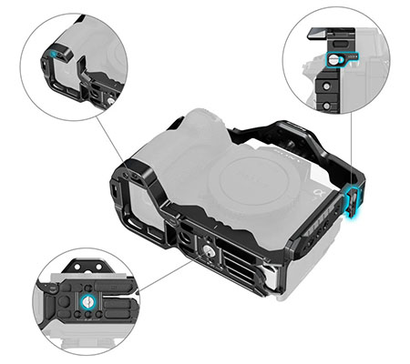 SmallRig Advanced Cage Kit for Sony A7 V / A7R V / A7 IV / A7S III 3669D