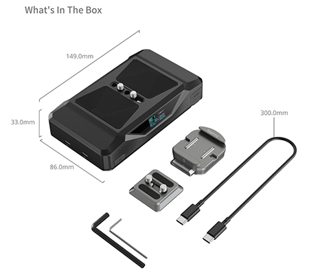 SmallRig CB75 Camera Base Battery and Kit 5248