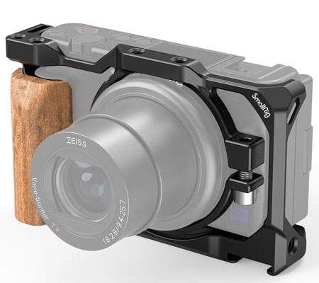 SmallRig Cage with Wooden Handgrip for Sony ZV1 2937