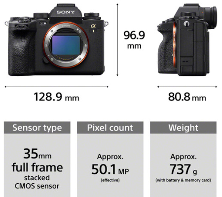 Sony Alpha 1 Mirrorless Digital Camera (Body Only)