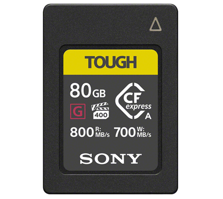 Sony CFexpress Type A 80GB Tough Series (Read 800MB/s and Write 700MB/s)