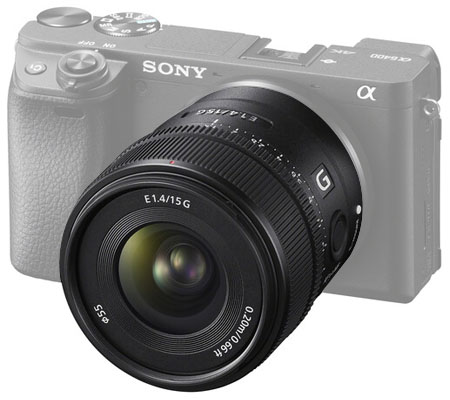 Sony E 15mm f/1.4 G