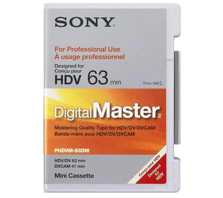 Sony PHDVM63DM DigitalMaster Mini 63 min HDV