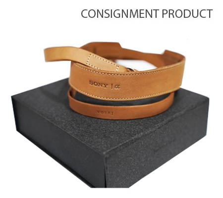 ::: USED ::: Voyej Leather Neck Strap Camera Sony Alpha Edition (Brown) (Mint) - Consignment