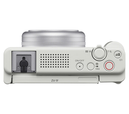 Sony  ZV-1F Vlogging Camera White