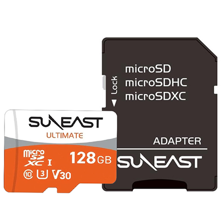 Suneast MicroSD 128GB 95MB/s UHS-I V30 Ultimate Orange Series SE-MSDU1128E095