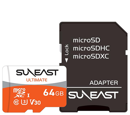 Suneast MicroSD 64GB 95MB/s UHS-I V30 Ultimate Orange Series SE-MSDU1064E095