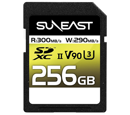 Suneast SDXC 256GB 300MB/s UHS-II Ultimate Pro V90 Series SE-SDU2256GA300