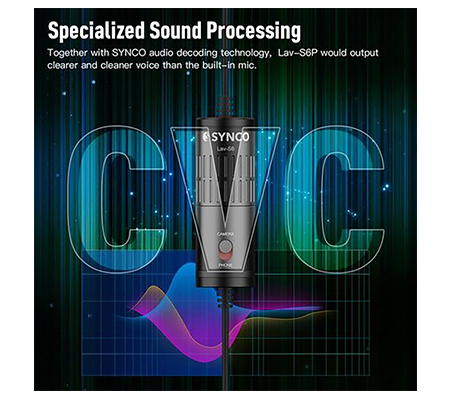 Synco Lav S6P Lavalier Microphone for DJI Osmo Pocket Hp Camera