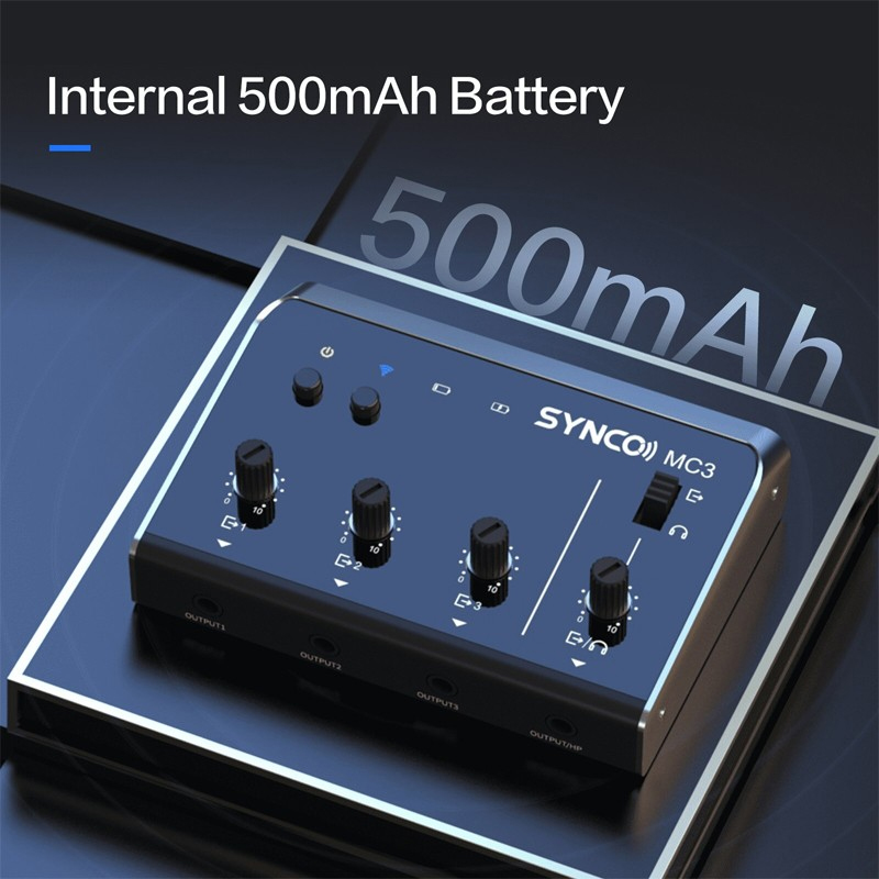 Synco MC3 Lite 4 Channel Audio Mixer
