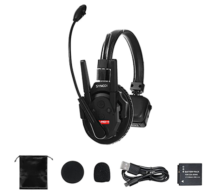 Synco XTalk XPRO1 Full-Duplex Wireless Intercom Headset System