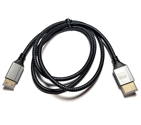 TetherPlus Mini HDMI to HDMI V2.0 4K 3M Cable Nylon Braided (TP-NUHDAMNM-300)