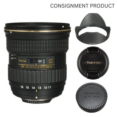 :::USED:::TOKINA FOR NIKON  11-16MM F/2.8 IF DX II (EXCELLENT - 727) - CONSIGNMENT
