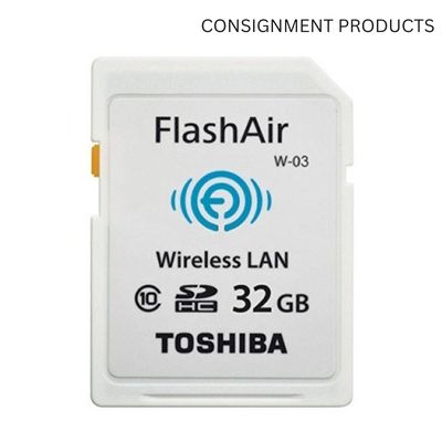 ::: USED :: TOSHIBA FLASHAIR 32GB SDHC (EXCELLENT) - CONSIGNMENT