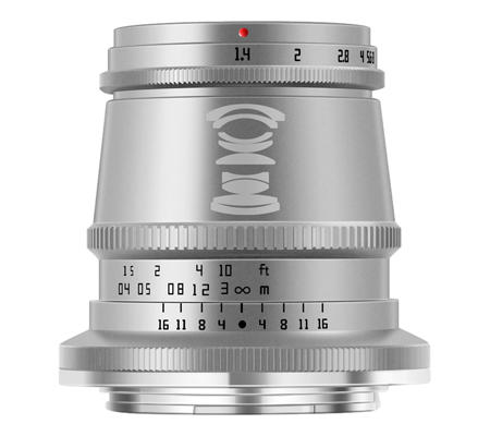 TTArtisan 17mm f/1.4 for Nikon Z Mount APSC Silver