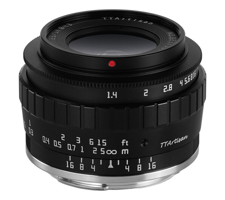 TTArtisan 23mm f/1.4 for Canon EF-M Mount APSC Black