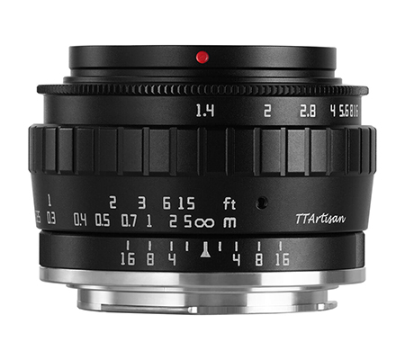 TTArtisan 23mm f/1.4 for Canon EF-M Mount APSC Black