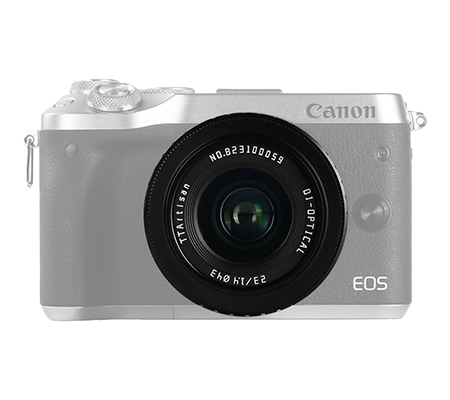 TTArtisan 23mm f/1.4 for Canon EF-M Mount APSC Black