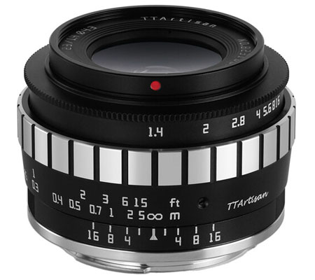 TTArtisan 23mm f/1.4 Lens for Fujifilm X Black-Silver