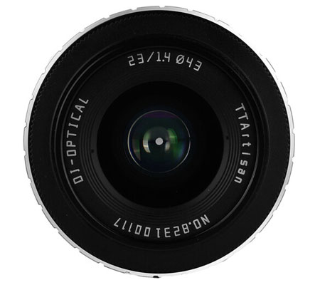TTArtisan 23mm f/1.4 for Fujifilm X Mount APSC Black-Silver