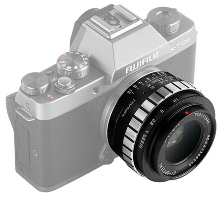 TTArtisan 23mm f/1.4 for Fujifilm X Mount APSC Black-Silver