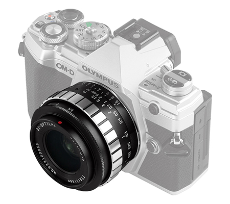 TTArtisan 23mm f/1.4 Lens for Micro Four Thirds Black Silver
