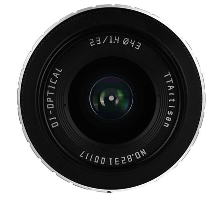 TTArtisan 23mm f/1.4 for Sony E Mount APSC Black Silver