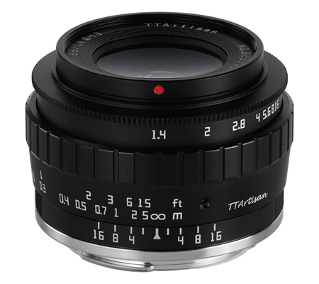 TTArtisan 23mm f/1.4 for Fujifilm X Mount APSC Black