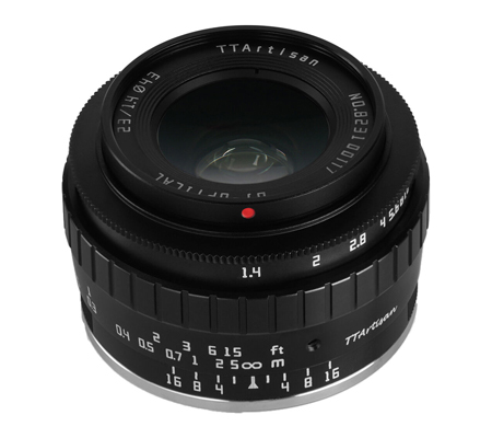 TTArtisan 23mm f/1.4 for Fujifilm X Mount APSC Black