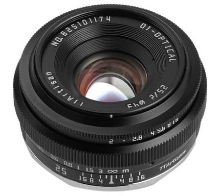 TTArtisan 25mm f/2 for Sony E Mount APSC