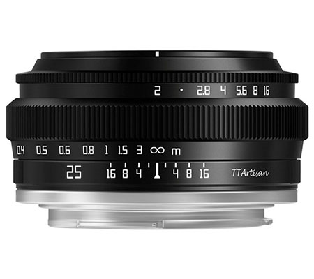 TTArtisan 25mm f/2 for Canon EF-M Mount APSC