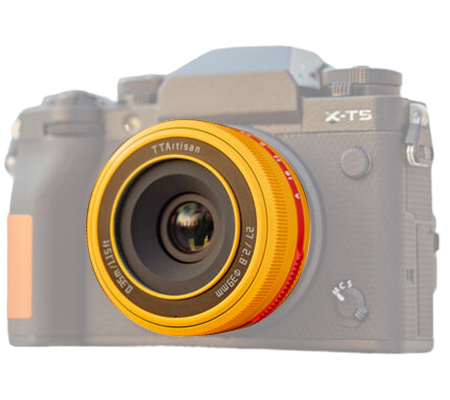 TTArtisan AF 27mm f/2.8 for Fujifilm X Mount APSC Orange