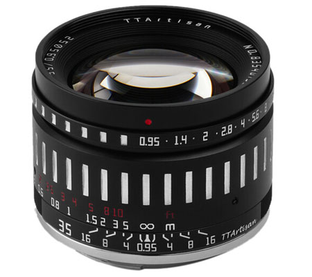 TTArtisan 35mm f/0.95 for Fujifilm X Mount APSC