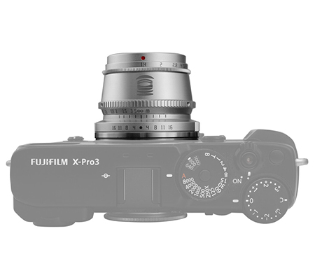TTArtisan 35mm f/1.4 for Fujifilm X Mount APSC Silver
