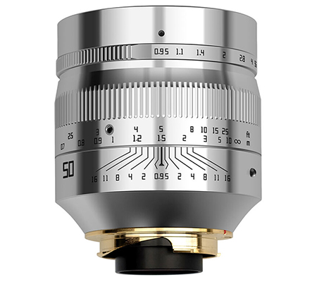 TTArtisan 50mm f/0.95 Lens for Leica M Mount Silver