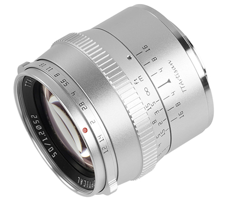 TTArtisan 50mm f/1.2 for Fujifilm X Mount APSC Silver