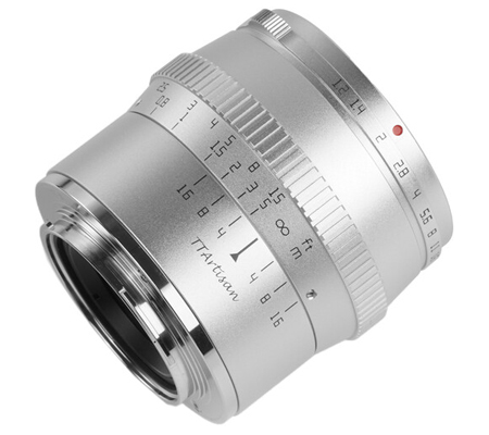 TTArtisan 50mm f/1.2 for Sony E Mount APSC Silver