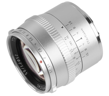 TTArtisan 50mm f/1.2 for Sony E Mount APSC Silver