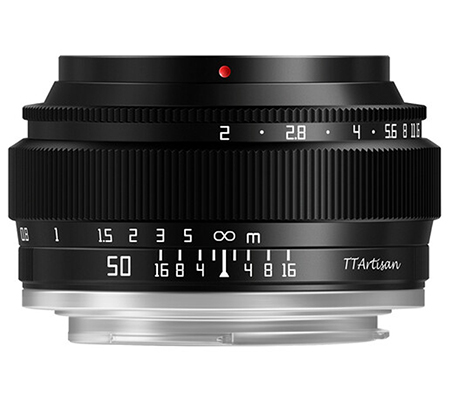 TTArtisan 50mm f/2 for Canon EF-M Mount APSC